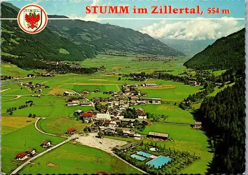 54233 - Tirol - Stumm , im Zillertal , Panorama - gelaufen 1977