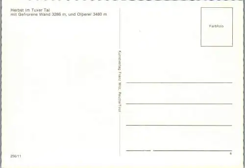 54236 - Tirol - Tuxer Tal , mit Gefrorene Wand und Olperer - nicht gelaufen
