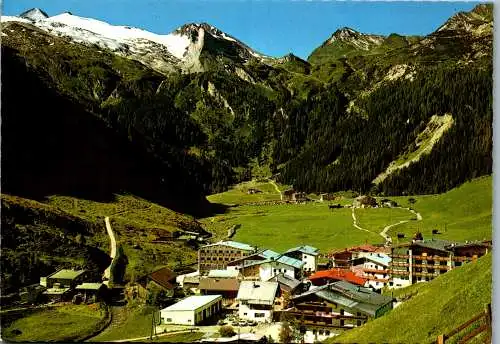 54239 - Tirol - Hintertux , Zillertal mit Gefrorene Wand , Olperer , Gr. Kaserer , Lärmstange - gelaufen 1982