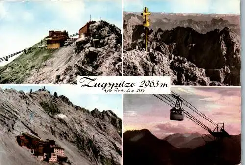 54245 - Tirol - Zugspitze , Mehrbildkarte - gelaufen 1965