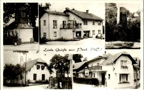 54255 - Niederösterreich - Penk , Spar , Gasthof , Mehrbildkarte - gelaufen 1967