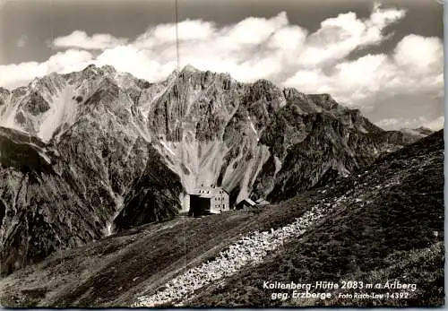 54264 - Vorarlberg - Arlberg , Kaltberg Hütte gegen Erzberge - nicht gelaufen