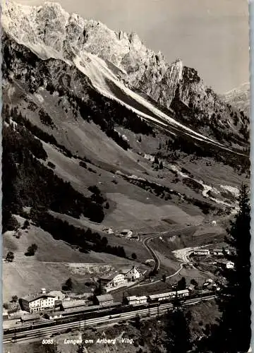 54265 - Vorarlberg - Langen , am Arlberg , Panorama - gelaufen