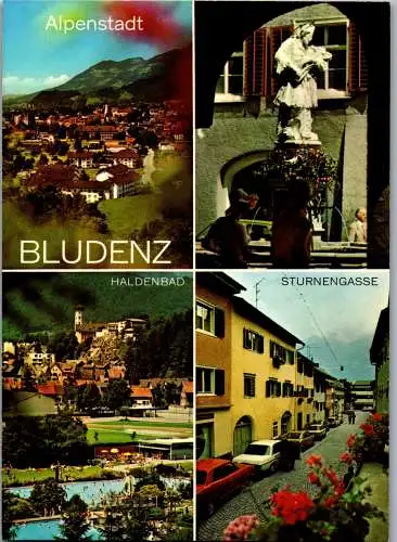 54272 - Vorarlberg - Bludenz , Haldenbad , Sturnengasse , Mehrbildkarte - nicht gelaufen