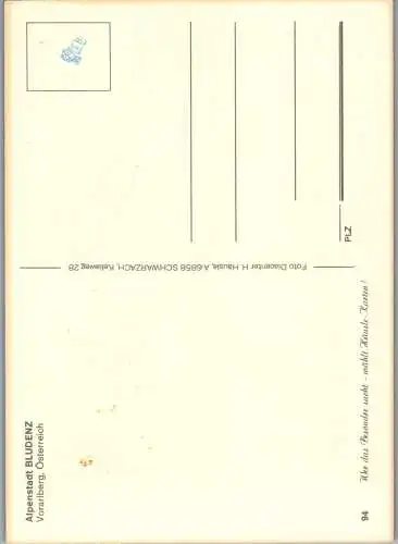 54272 - Vorarlberg - Bludenz , Haldenbad , Sturnengasse , Mehrbildkarte - nicht gelaufen