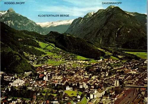 54274 - Vorarlberg - Bludenz , gegen Roggelskopf u8. Klostertaler Berge , Davennakopf - gelaufen 1984