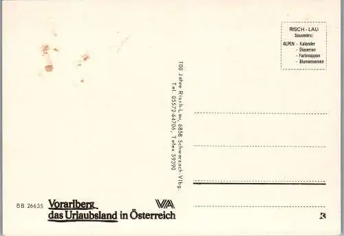 54277 - Vorarlberg - Rhätikon , Hüttenwanderung , Landkarte - nicht gelaufen