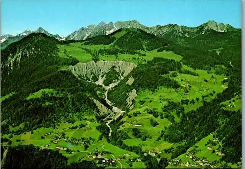 54278 - Vorarlberg - Bürserberg , im Brandnertal , Panorama - gelaufen