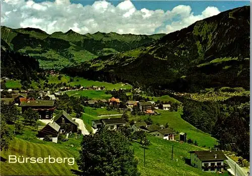 54279 - Vorarlberg - Bürserberg , gegen Walsertaler Berge - nicht gelaufen