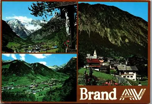 54283 - Vorarlberg - Brand , Mehrbildkarte - gelaufen 1984