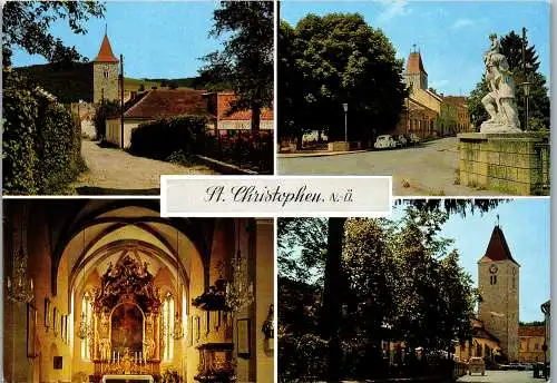 54311 - Niederösterreich - St. Christophen , Mehrbildkarte - gelaufen 1981