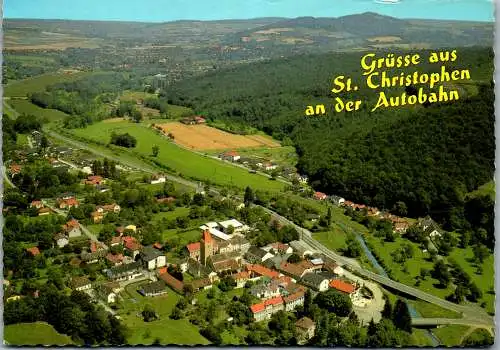 54313 - Niederösterreich - St. Christophen , Panorama , Laabental - gelaufen 1981