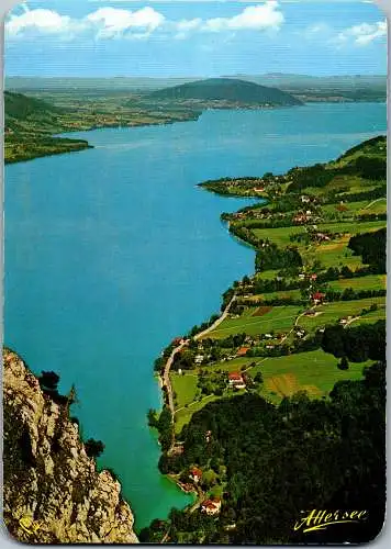 54322 - Oberösterreich - Attersee , Panorama - gelaufen