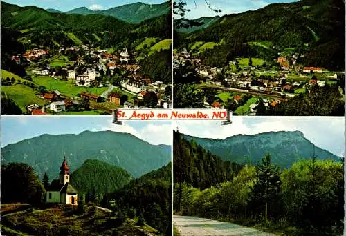 54333 - Niederösterreich - St. Aegyd , am Neuwalde , Mehrbildkarte - gelaufen