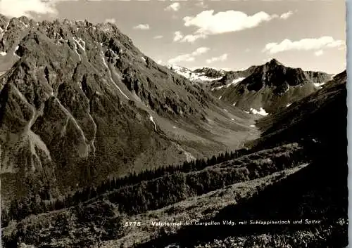 54336 - Vorarlberg - Gargellen , Valzifenztal , Schlappinerjoch und Spitze - gelaufen 1963