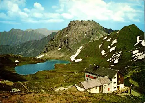 54338 - Vorarlberg - Montafon , Tilisunahütte gegen Seehorn und Tilisunasee - gelaufen 1977