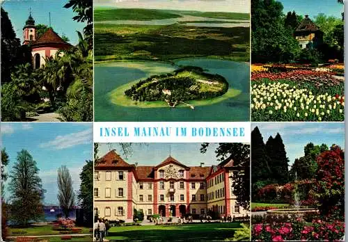 54351 - Deutschland - Insel Mainau , im Bodensee , Mehrbildkarte - gelaufen 1980