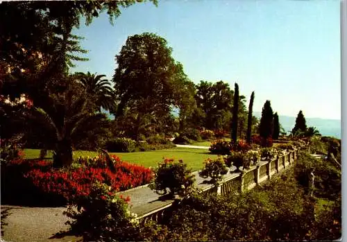 54352 - Deutschland - Insel Mainau , im Bodensee , Schloßterrasse - gelaufen 1975