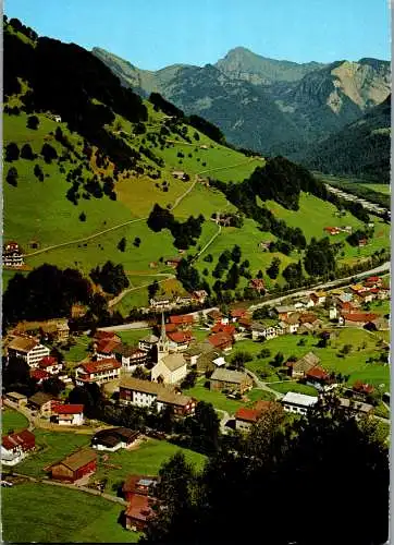 54354 - Vorarlberg - Mellau , gegen den Didamskopf , Bregenzerwald - gelaufen 1974