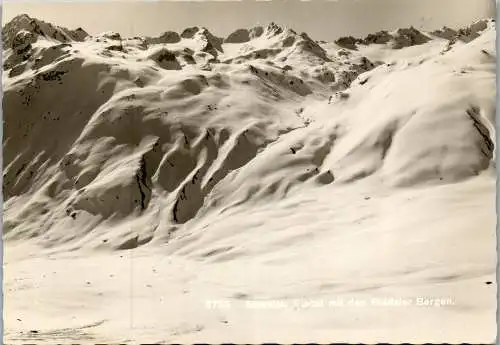 54360 - Vorarlberg - Silvretta , Bieltal mit den Bieltaler Bergen - gelaufen 1964