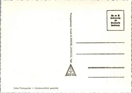 54363 - Vorarlberg - Valluga , Vallugabahn , Hoher Riffler , Arlberg - nicht gelaufen