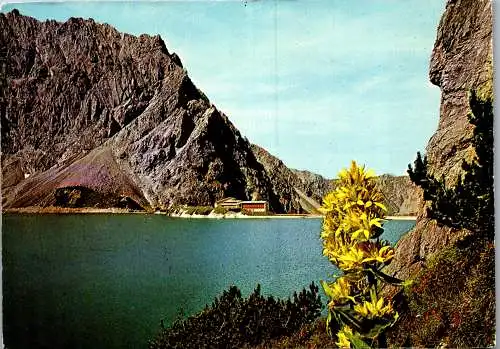 54367 - Vorarlberg - Lünersee , mit Douglas Hütte - gelaufen 1972