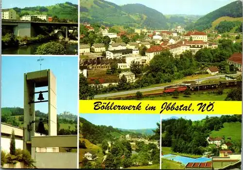 54372 - Niederösterreich - Böhlerwerk , im Ybbstal , Mehrbildkarte - gelaufen 1982