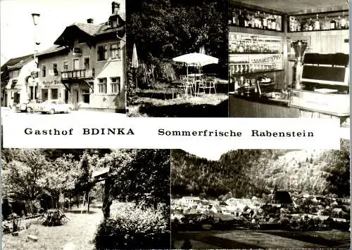 54379 - Niederösterreich - Rabenstein , Pielach , Gasthof Pension Bdinka , Mehrbildkarte - nicht gelaufen