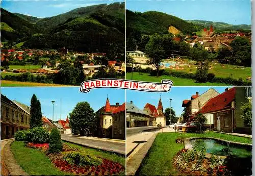 54380 - Niederösterreich - Rabenstein , Pielach , Badeanlage , Schwimmbad , Mehrbildkarte - nicht gelaufen