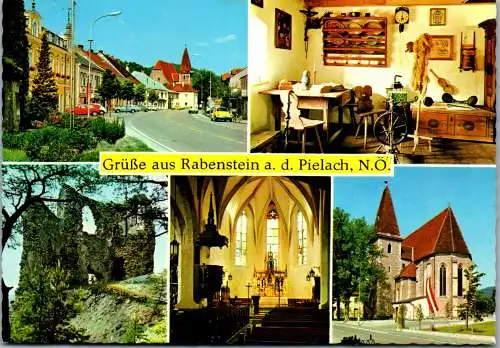 54383 - Niederösterreich - Rabenstein , Pielach , Mehrbildkarte - gelaufen