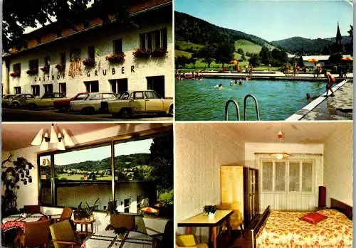 54393 - Niederösterreich - Ramsau , bei Hainfeld , Gasthof Gruber , Mehrbildkarte - gelaufen
