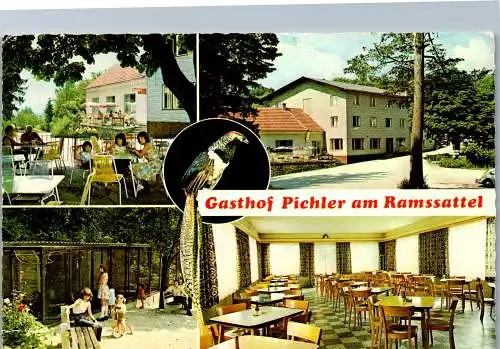 54399 - Niederösterreich - Gloggnitz , Gasthof zum Ramssattel , Inh. Julius Pichler , Gasthof Pichler - gelaufen