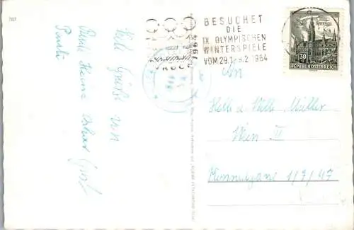 54415 - Vorarlberg - Pfänder , Bregenz , Bodensee , Mehrbildkarte - gelaufen 1964