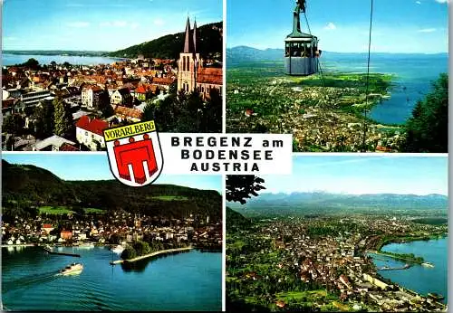 54422 - Vorarlberg - Bregenz , am Bodensee , Mehrbildkarte - gelaufen 1968