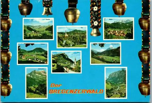 54426 - Vorarlberg - Bregenz , Der Bregenzerwald , Bezau , Damüls , Egg , Schröcken , Mellau - gelaufen 1976