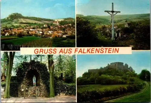 54433 - Niederösterreich - Falkenstein , bei Poysdorf , Gruss aus , Mehrbildkarte - gelaufen 1984