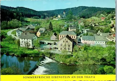 54440 - Niederösterreich - Eibenstein , an der Thaya , Panorama - nicht gelaufen