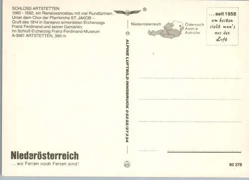 54454 - Niederösterreich - Artstetten , Schloss , Panorama - nicht gelaufen