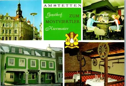 54467 - Niederösterreich - Amstetten , Gasthof zum Mostviertler , Kiermaier - gelaufen 1981