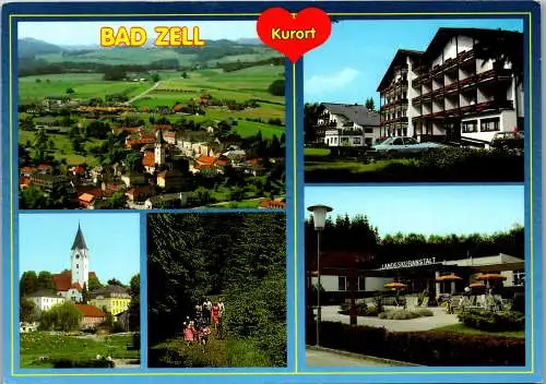 54471 - Oberösterreich - Bad Zell , im Mühlviertel , Radonheilbad , Mehrbildkarte - gelaufen 1992