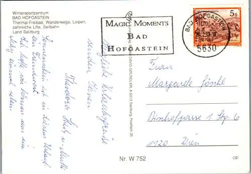 54473 - Salzburg - Bad Hofgastein , Hohe Scharte , Gamskogel , Hundskopf , Panorama - gelaufen 1993