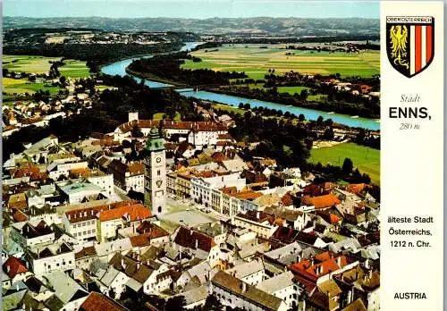 54485 - Oberösterreich - Enns , Panorama - nicht gelaufen