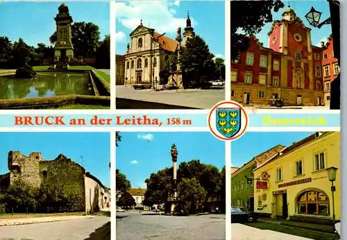 54494 - Niederösterreich - Bruck an der Leitha , Mehrbildkarte - gelaufen 1977