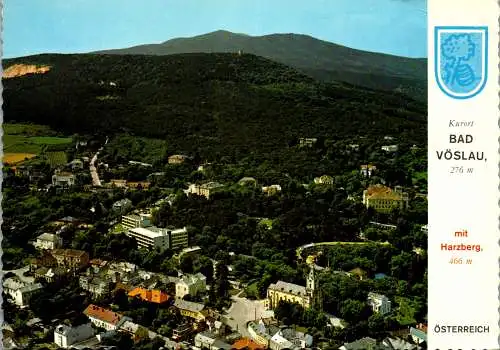 54500 - Niederösterreich - Bad Vöslau , mit Harzberg , Panorama - gelaufen