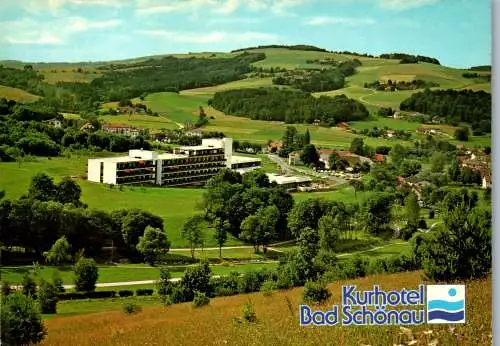 54505 - Niederösterreich - Bad Schönau , Bucklige Welt , Kurhotel , Panorama - gelaufen 1981