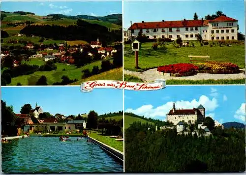 54506 - Niederösterreich - Bad Schönau , Kurhaus zur Landsknecht , Schwimmbad , Schloß Krumbach - gel. 1978