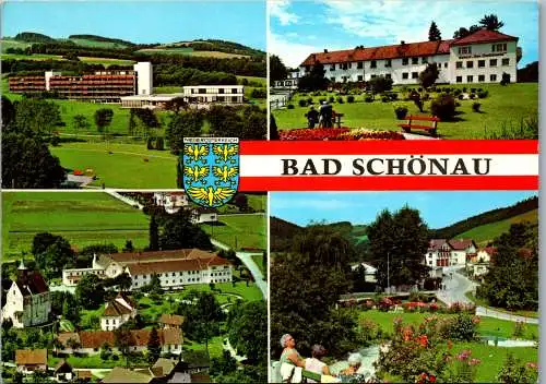 54507 - Niederösterreich - Bad Schönau , Mehrbildkarte - gelaufen 1983