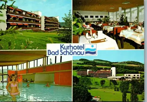 54508 - Niederösterreich - Bad Schönau , Kurhotel , Mehrbildkarte - gelaufen 1982