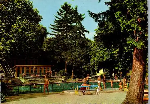 54522 - Niederösterreich - Bad Fischau , Ansicht , Schwimmbecken - gelaufen 1983