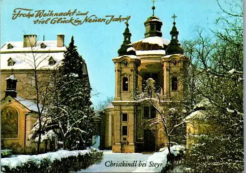 54552 - Oberösterreich - Christkindl , bei Steyr , Wallfahrtskirche - gelaufen